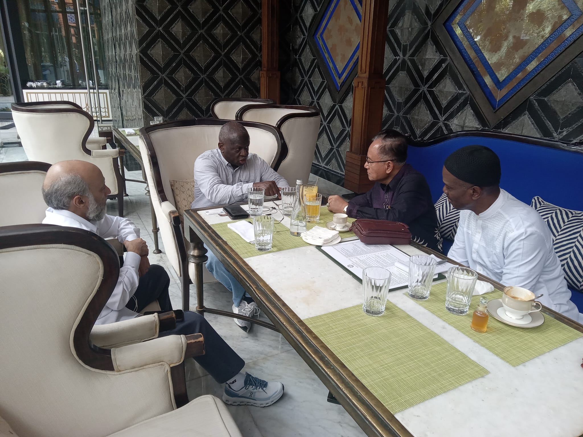 Strategic financial advisory meeting